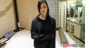 Fit Japanese Teen Gets POV Shaved Pussy Creampie - Photo 7