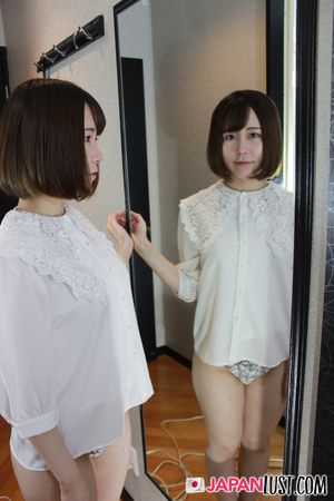 Shaved Pussy Japanese Amateur Bred With Cum POV - Photo 71