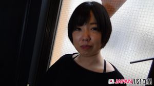 Chubby Japanese Teen Gets Hairy Pussy Creampie - Photo 24