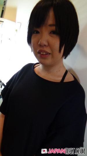 Chubby Japanese Teen Gets Hairy Pussy Creampie - Photo 45