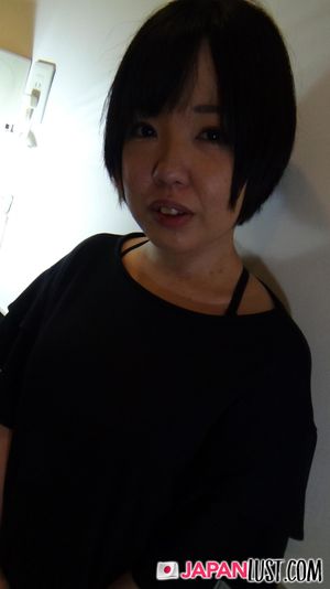 Chubby Japanese Teen Gets Hairy Pussy Creampie - Photo 46