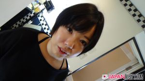 Chubby Japanese Teen Gets Hairy Pussy Creampie - Photo 55