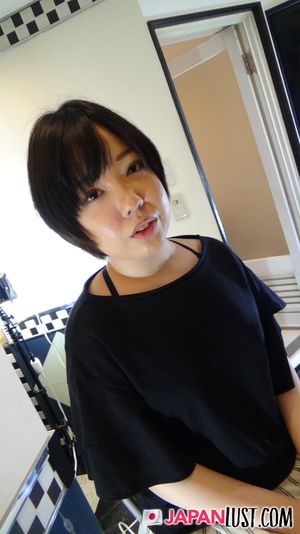 Chubby Japanese Teen Gets Hairy Pussy Creampie - Photo 58