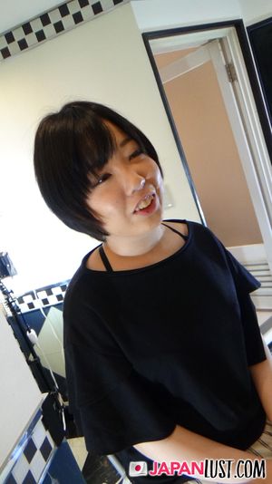 Chubby Japanese Teen Gets Hairy Pussy Creampie - Photo 59