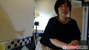 Chubby Japanese Teen Gets Hairy Pussy Creampie - Photo 72