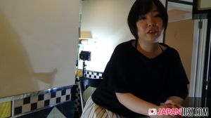 Chubby Japanese Teen Gets Hairy Pussy Creampie - Photo 73