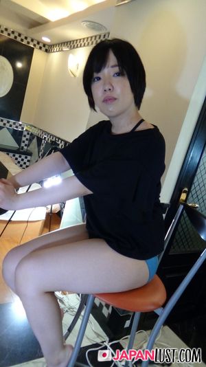 Chubby Japanese Teen Gets Hairy Pussy Creampie - Photo 95