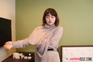 Japanese Teen Amateur Exposes Pussy For Creampie - Photo 48