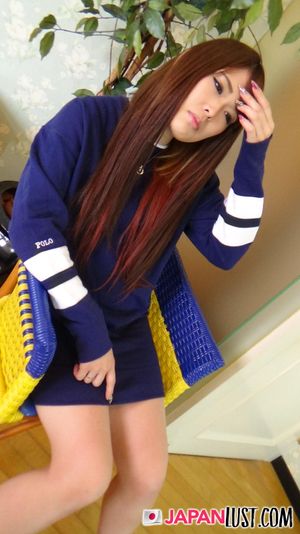 Hot Japanese Teen Gives Her Pussy For POV Creampie - Photo 78