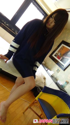 Hot Japanese Teen Gives Her Pussy For POV Creampie - Photo 84