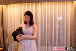 Shy Japanese Teen Strips To Get Pussy Full Of Cum - Photo 24