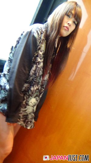 Adorable Japanese Teen Eager For POV Creampie - Photo 89