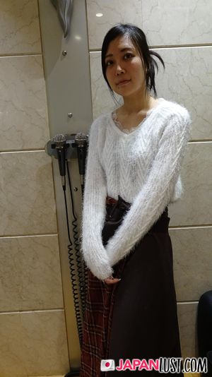 Skinny Japanese Teen Stripped Down For POV Sex - Photo 17