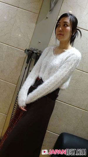 Skinny Japanese Teen Stripped Down For POV Sex - Photo 18