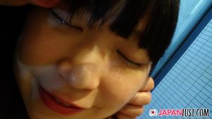 Adorable Japanese Teen Filled With POV Creampie - Photo 314