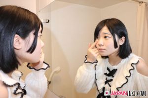 Cute Amateur Japanese Wants POV Creampie In Shaved Pussy - Photo 502