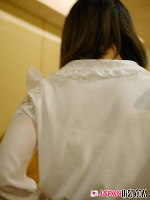 Petite Shy Japanese Teen Spreads For A Hot POV Cumload - Photo 105