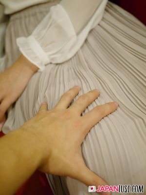 Petite Shy Japanese Teen Spreads For A Hot POV Cumload - Photo 131