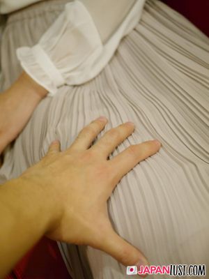 Petite Shy Japanese Teen Spreads For A Hot POV Cumload - Photo 132