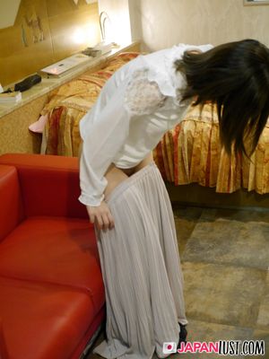 Petite Shy Japanese Teen Spreads For A Hot POV Cumload - Photo 283