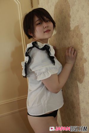 Short-Hair Japanese Teen Wants Intense Orgasm and Creampie - Photo 96