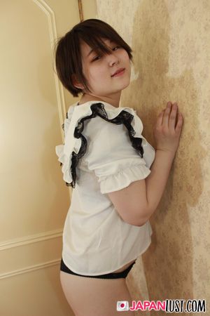 Short-Hair Japanese Teen Wants Intense Orgasm and Creampie - Photo 97