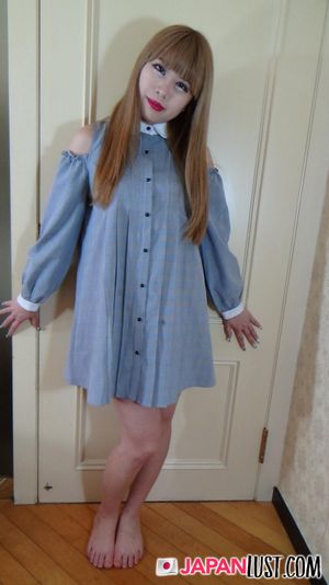 Hot Japanese Amateur Teen Strips For POV Sex - Photo 43