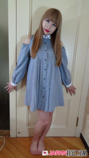 Hot Japanese Amateur Teen Strips For POV Sex - Photo 44