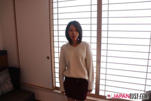 Slim Curvy Japanese Teen Satisfied and Filled With Cumload - Photo 12