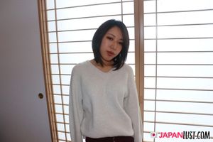 Slim Curvy Japanese Teen Satisfied and Filled With Cumload - Photo 17