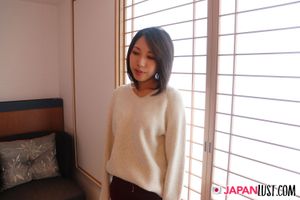 Slim Curvy Japanese Teen Satisfied and Filled With Cumload - Photo 21