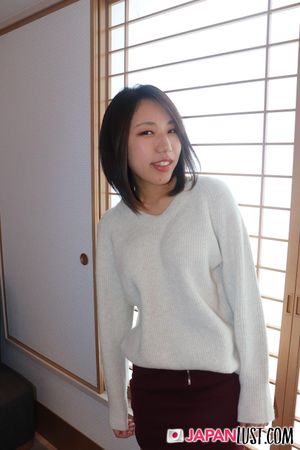 Slim Curvy Japanese Teen Satisfied and Filled With Cumload - Photo 5