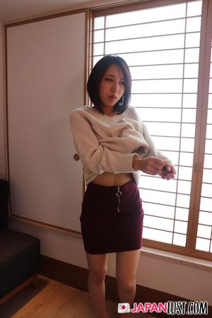 Slim Curvy Japanese Teen Satisfied and Filled With Cumload - Photo 60