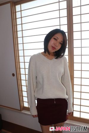 Slim Curvy Japanese Teen Satisfied and Filled With Cumload - Photo 8