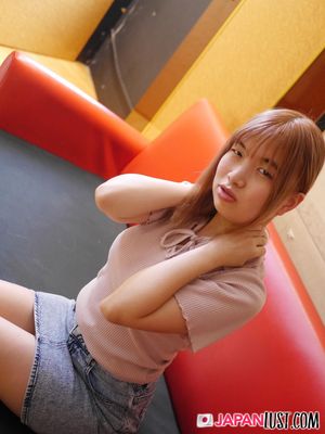 Asian babe strips, moans with toys teasing her, then gets pounded hard until orgasm takes over her body - Photo 41
