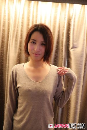 Reika Kagawa, cute short-haired brunette, moans as her hairy pussy and small tits get hard fucked - Photo 228