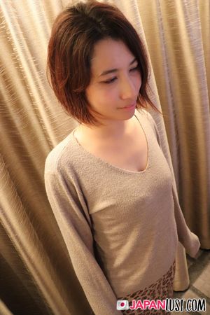 Reika Kagawa, cute short-haired brunette, moans as her hairy pussy and small tits get hard fucked - Photo 232