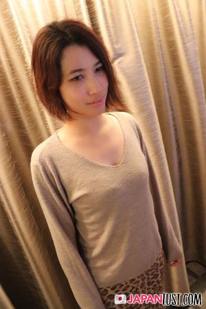 Reika Kagawa, cute short-haired brunette, moans as her hairy pussy and small tits get hard fucked - Photo 233