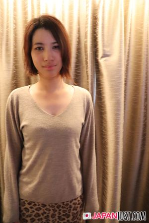Reika Kagawa, cute short-haired brunette, moans as her hairy pussy and small tits get hard fucked - Photo 235