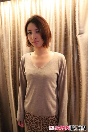 Reika Kagawa, cute short-haired brunette, moans as her hairy pussy and small tits get hard fucked - Photo 236
