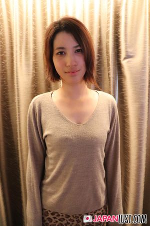 Reika Kagawa, cute short-haired brunette, moans as her hairy pussy and small tits get hard fucked - Photo 238