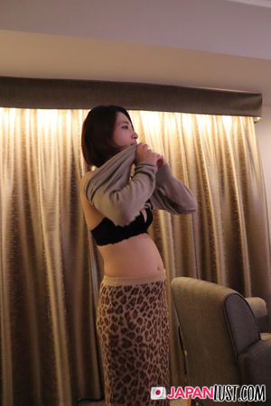 Reika Kagawa, cute short-haired brunette, moans as her hairy pussy and small tits get hard fucked - Photo 248