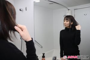 Mamiko dominates in a raw, uncut scene, taking control with her filthy mouth and tight pussy, leaving her partner begging for more - Photo 16
