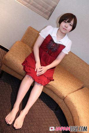 Chisato Asagi, shy brunette, reveals her pussy, fingers herself, and sucks cock in various positions - Photo 15