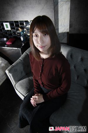 Shy brunette Kaori Aono strips, spreads, masturbates, sucks, and gets fucked hard - Photo 48