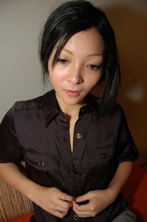 Slender Japanese MILF Fingers Herself Before Sex - Photo 47