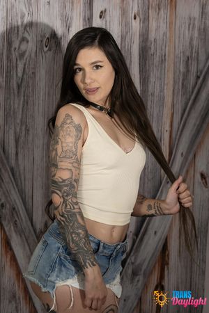 Cailey and Luna share slow, sensual sex — ending with Cailey moaning and cumming hot all over Luna’s belly. - Photo 4