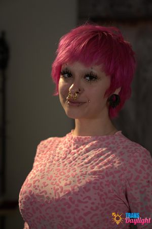 Sarina's Romantic Rendezvous: Trans Redhead Teases Blonde Girlfriend - Photo 10