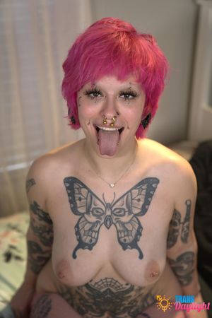 Sarina's Romantic Rendezvous: Trans Redhead Teases Blonde Girlfriend - Photo 135