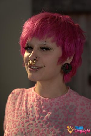 Sarina's Romantic Rendezvous: Trans Redhead Teases Blonde Girlfriend - Photo 7